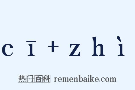 cī+zhì是什么意思的图片